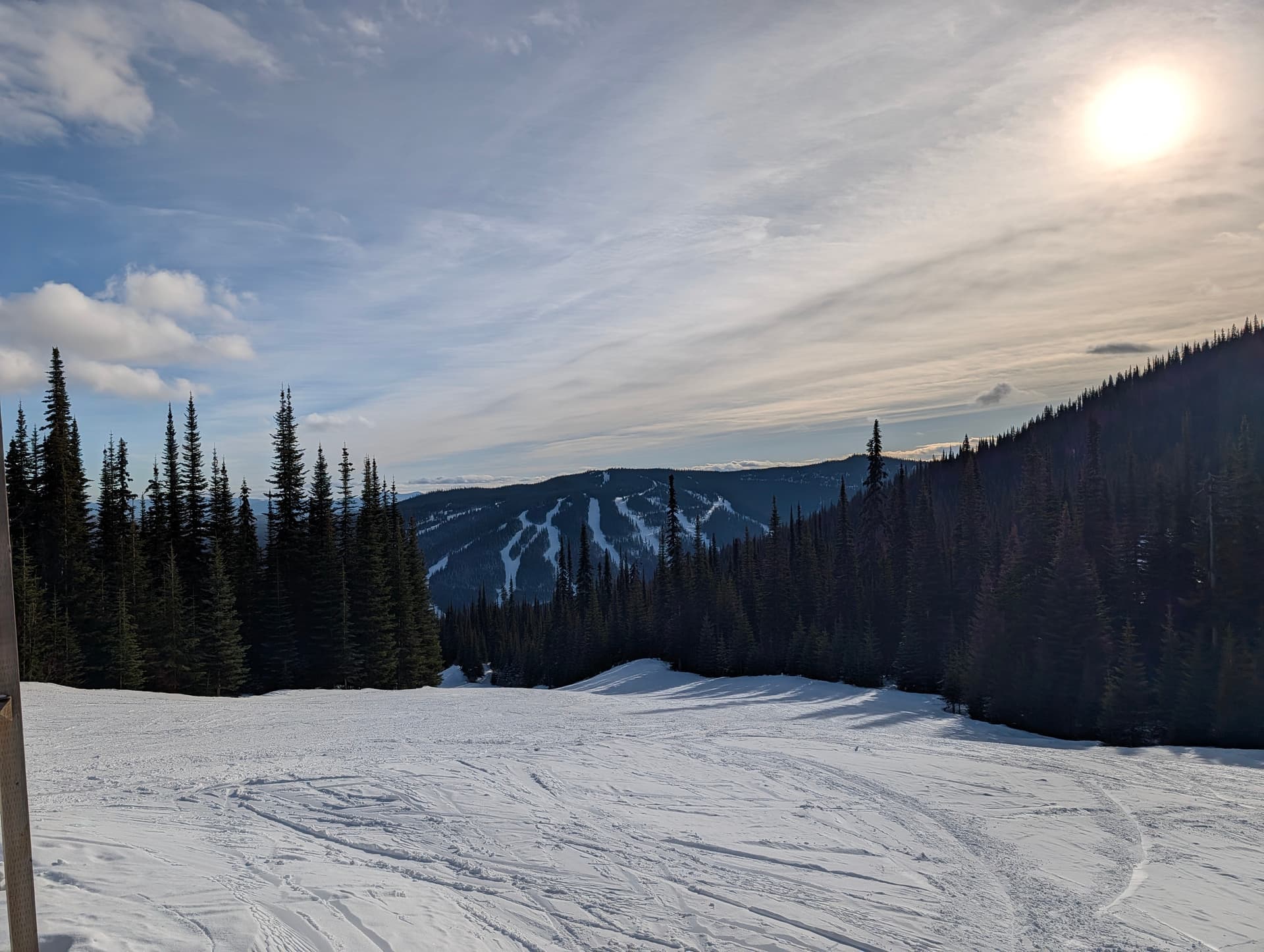 Mountain vista at Sun Peaks